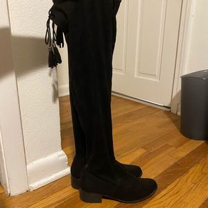 Madden Girl black thigh high boots